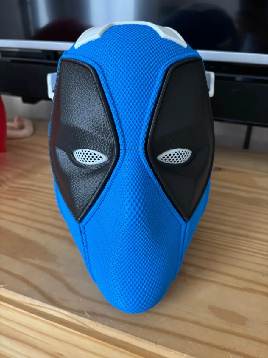 Captain Deadpool Helmet (Textured) - real print