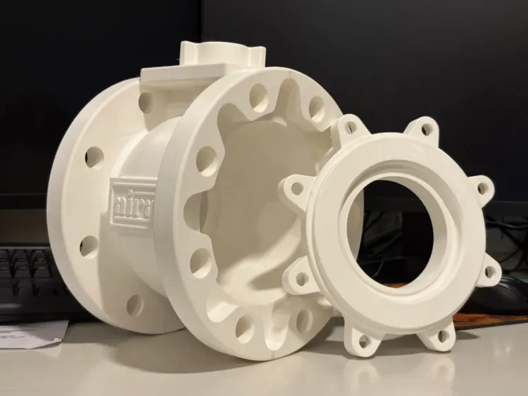 Large engineering part 3D printed by LayerBit for a client
