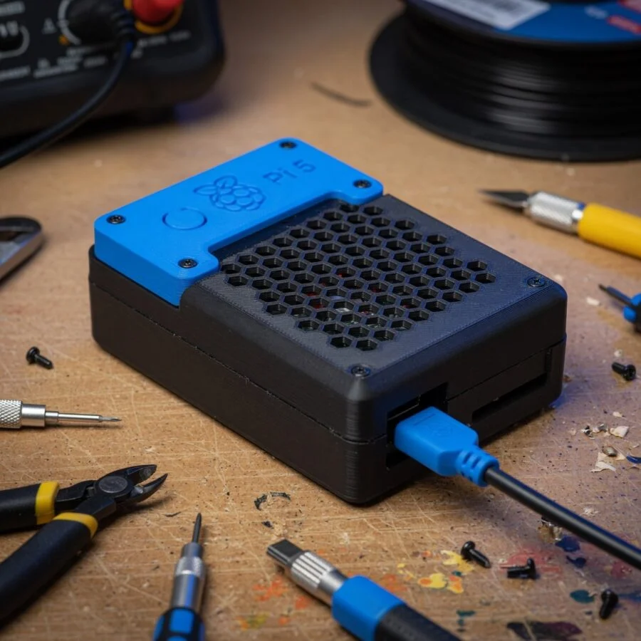 Raspberry Pi 5 vented case
