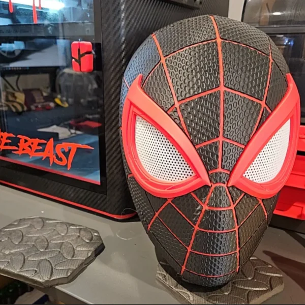 Miles Morales Spider-Man Helmet - real print
