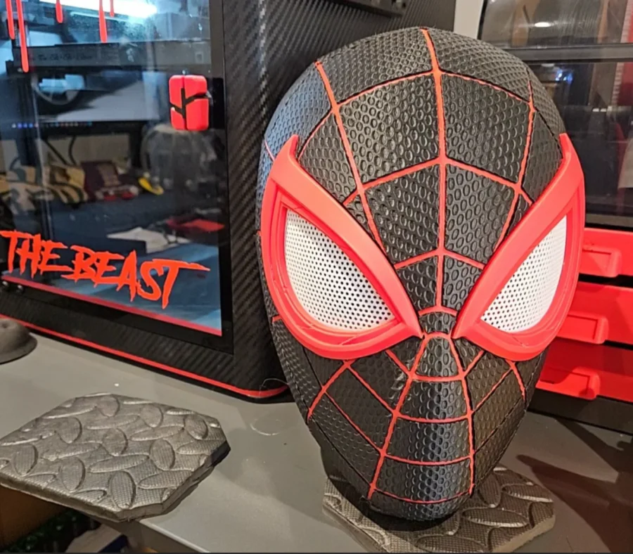 Miles Morales Spider-Man Helmet - real print