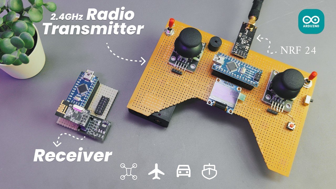 DIY RC Transmitter & Receiver: Arduino Code + Circuit Diagrams - LayerBit