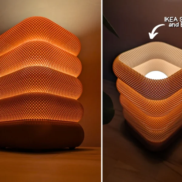 Retro Basket Table Lamp