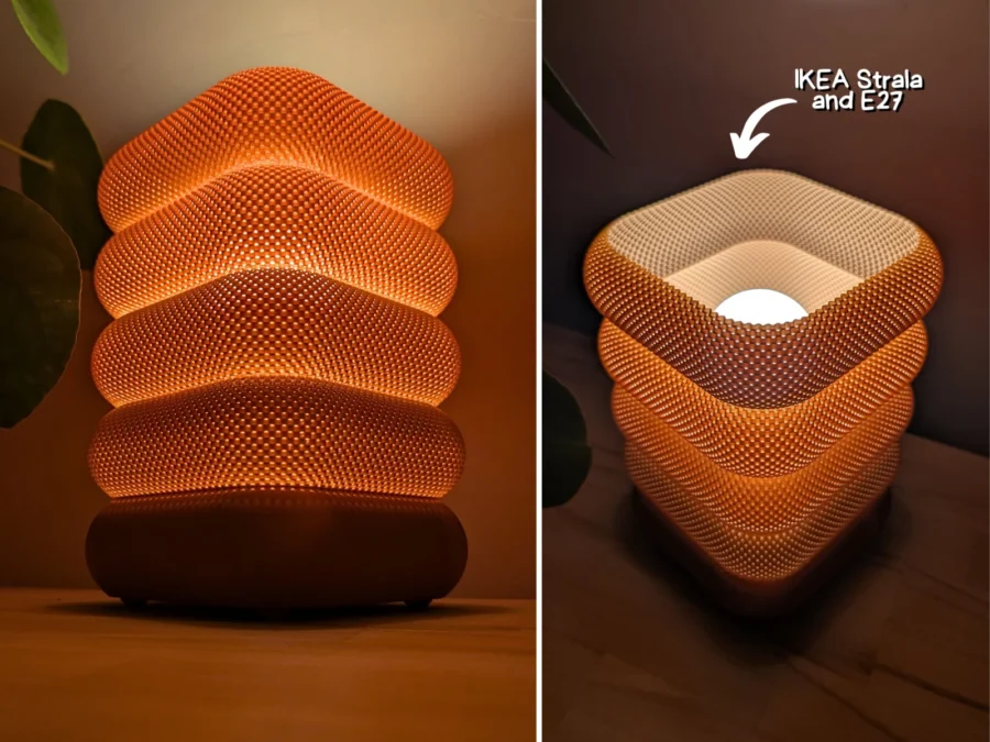 Retro Basket Table Lamp
